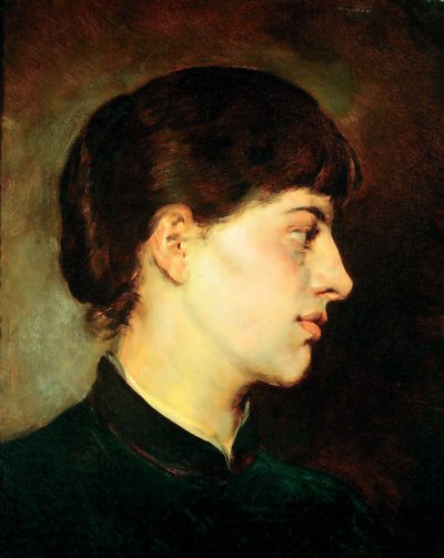 Female Portrait by Mihály Munkácsy